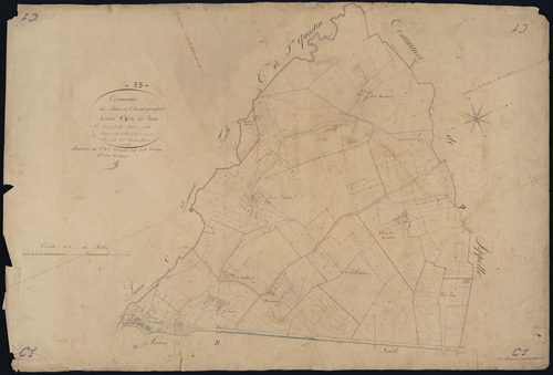 Lèves-et-Thoumeyragues - -Section C feuille 1 : Les Lèves