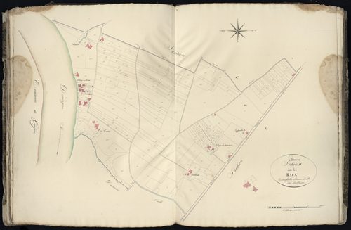 Libourne - -Section H feuille 1 : Les Raux