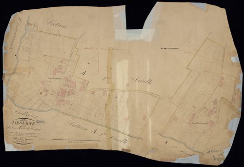 Libourne - -Section A feuille 2 : Les Dagueys