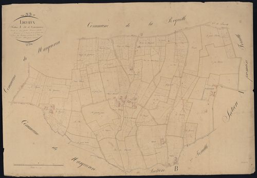 Ligueux - -Section A feuille 2 : Courounaux