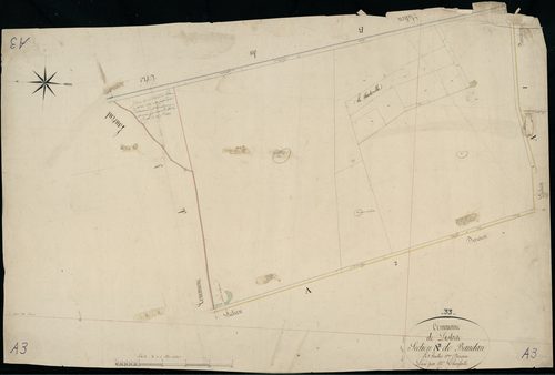 Listrac-Médoc - -Section A feuille 3 : Baudan