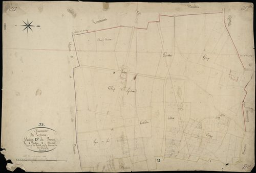 Listrac-Médoc - -Section D feuille 2 : Le Bourg