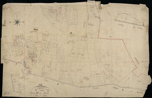 Listrac-Médoc - -Section D feuille 1 : Le Bourg