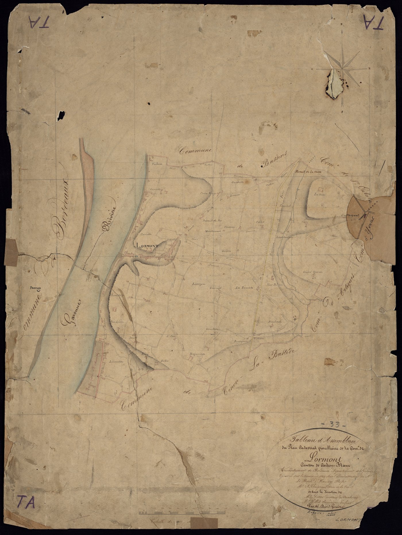 Lormont - -Tableau d'assemblage