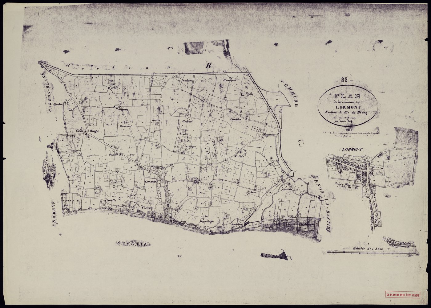 Lormont - -Tableau d'assemblage
