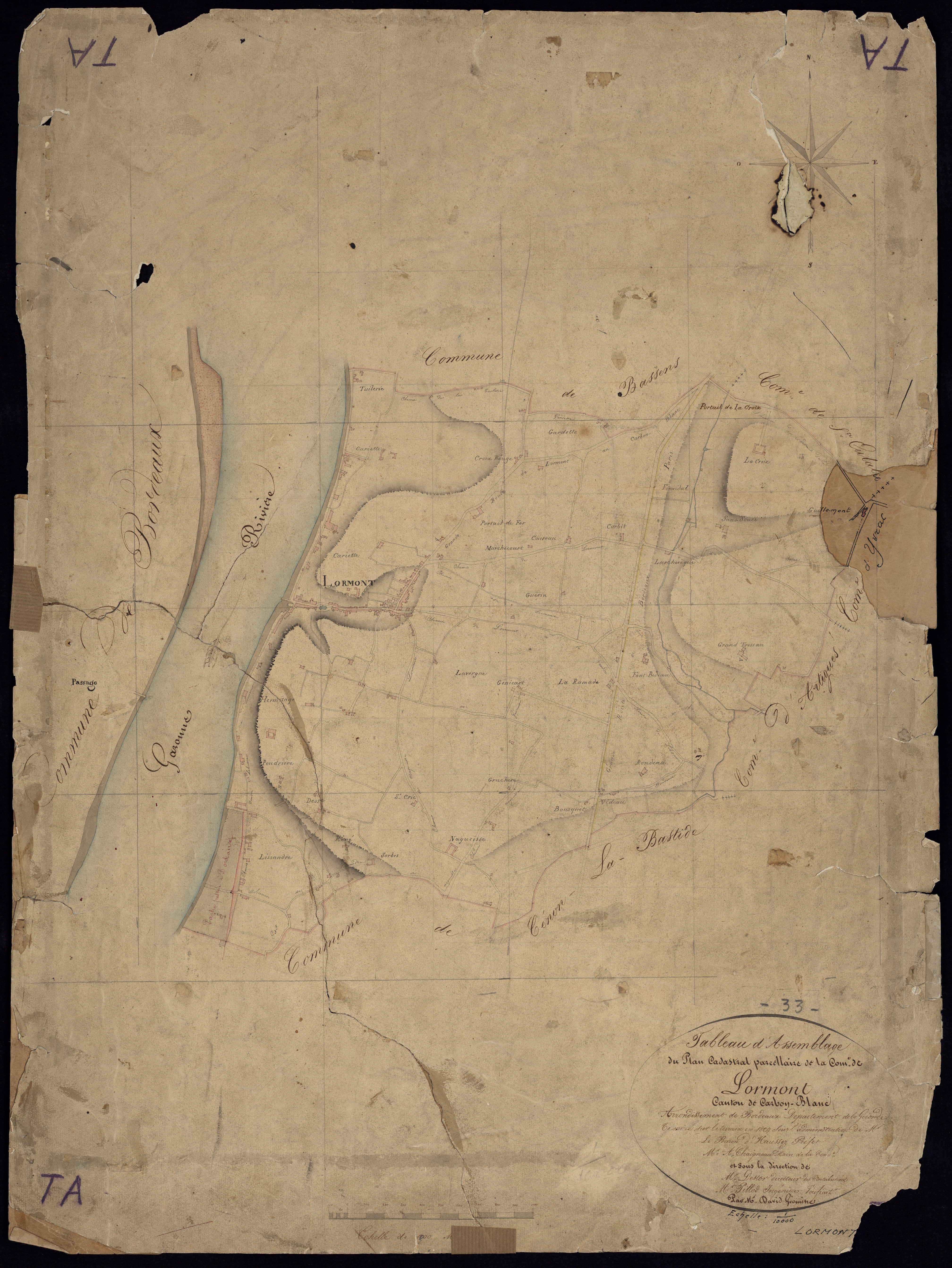 Lormont - -Tableau d'assemblage