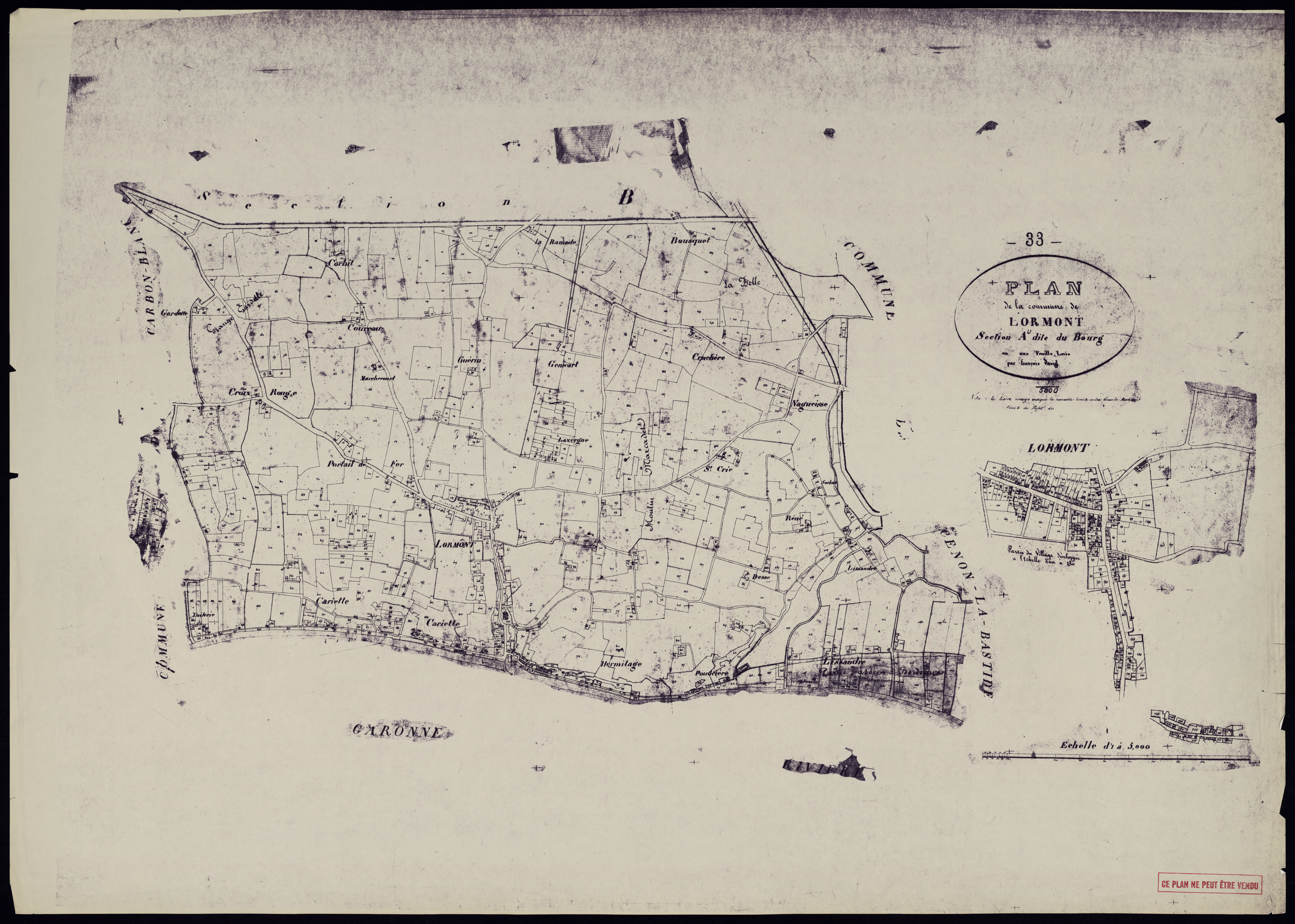 Lormont - -Tableau d'assemblage