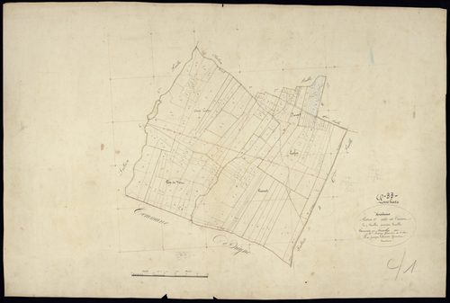 Louchats - -Section C feuille 1 : Curton
