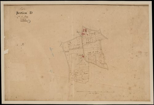 Loupiac - -Section D feuille 1 : Le Bourg