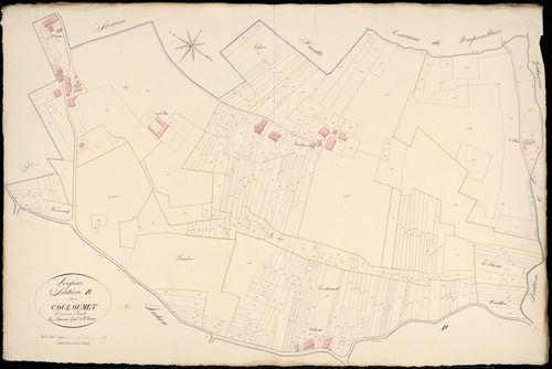 Loupiac - -Section B feuille 2 : Couloumet