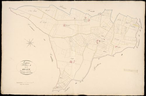 Loupiac - -Section A feuille2 : Ricaud