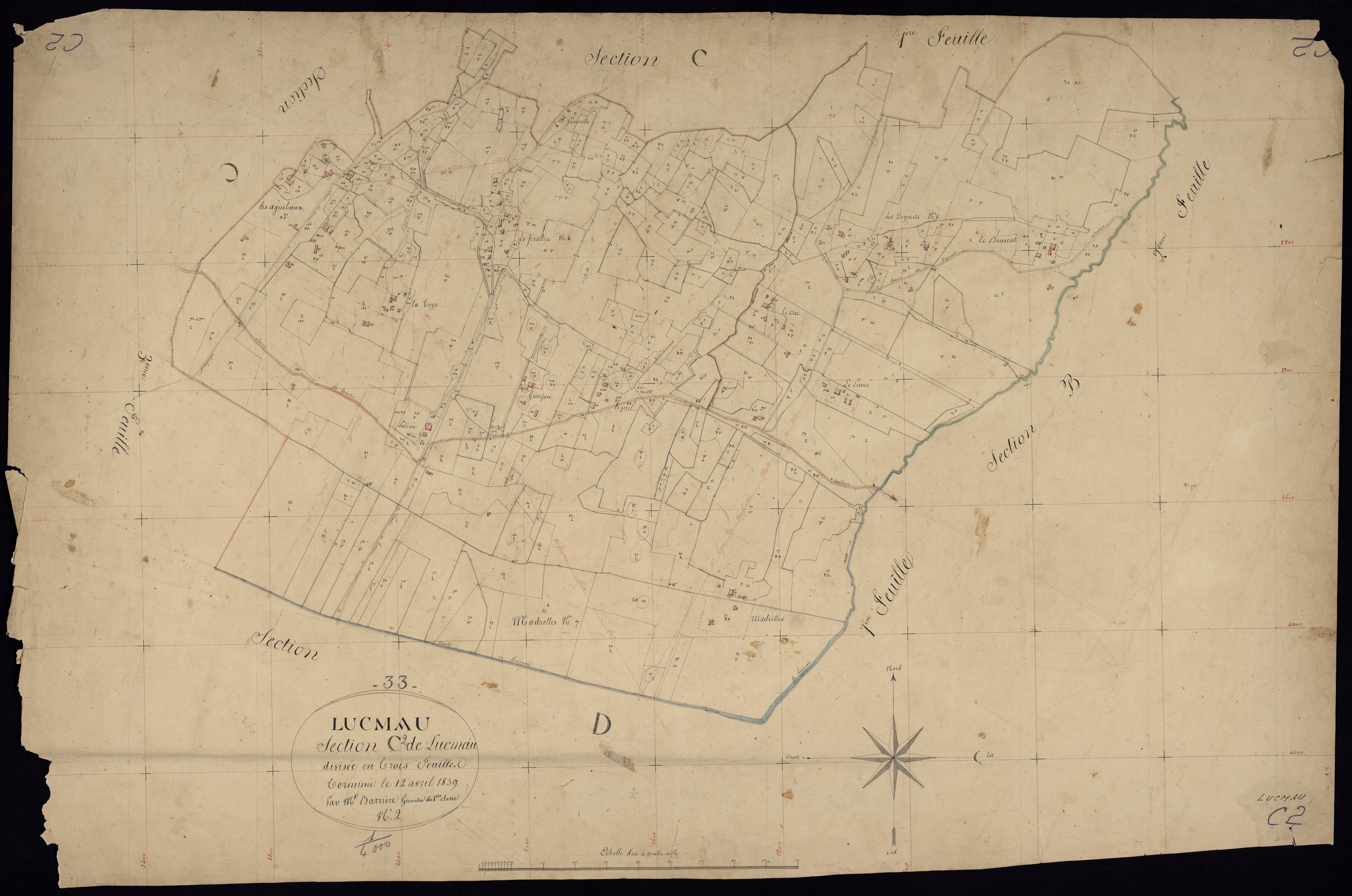 Lucmau - -Section C feuille 2 : Lucmau