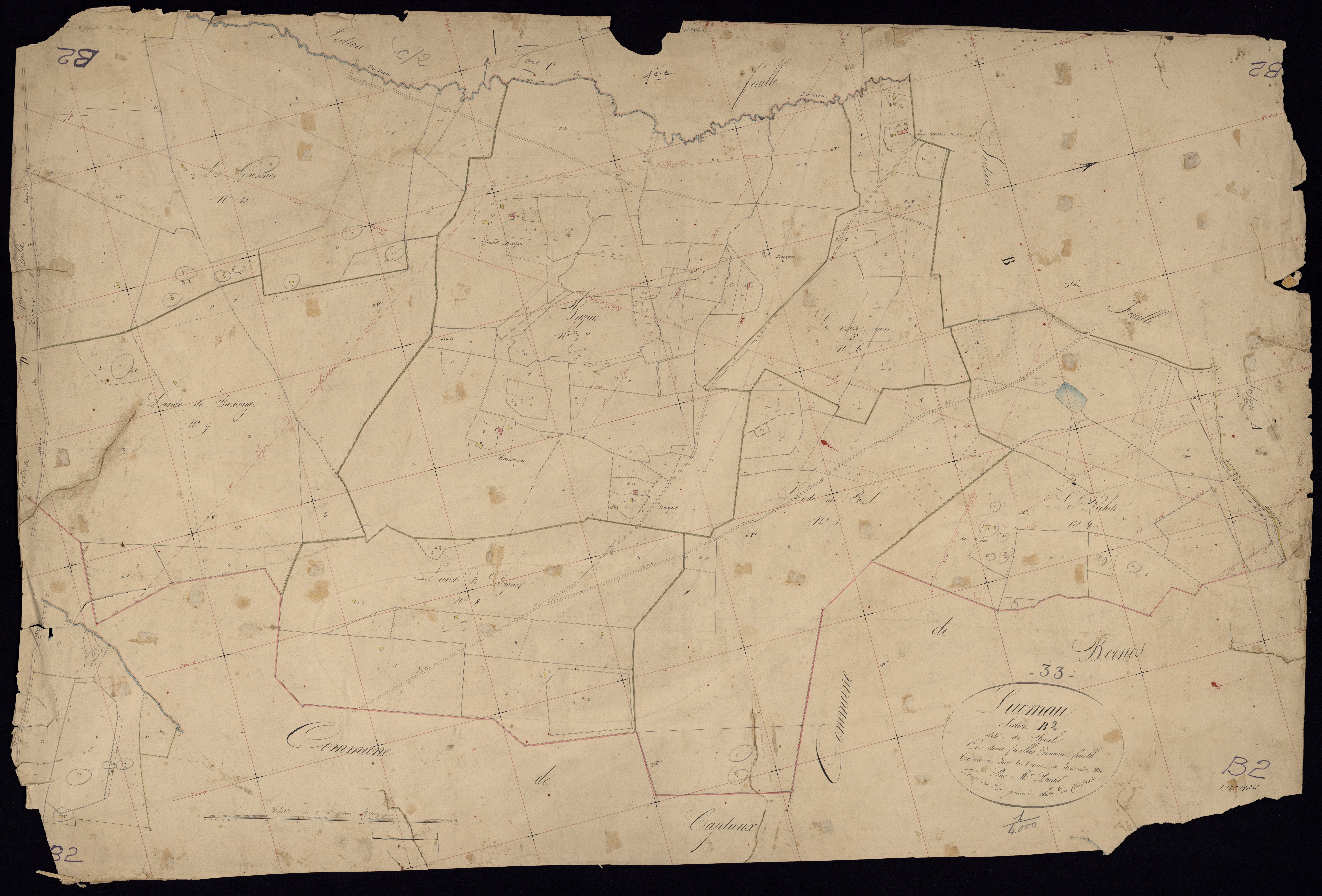 Lucmau - -Section B feuille 2 : Briel