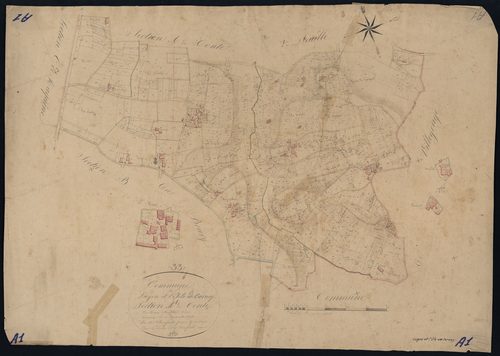 Lugon-et-l'Île-du-Carnay - -Section A feuille 1 : Conte