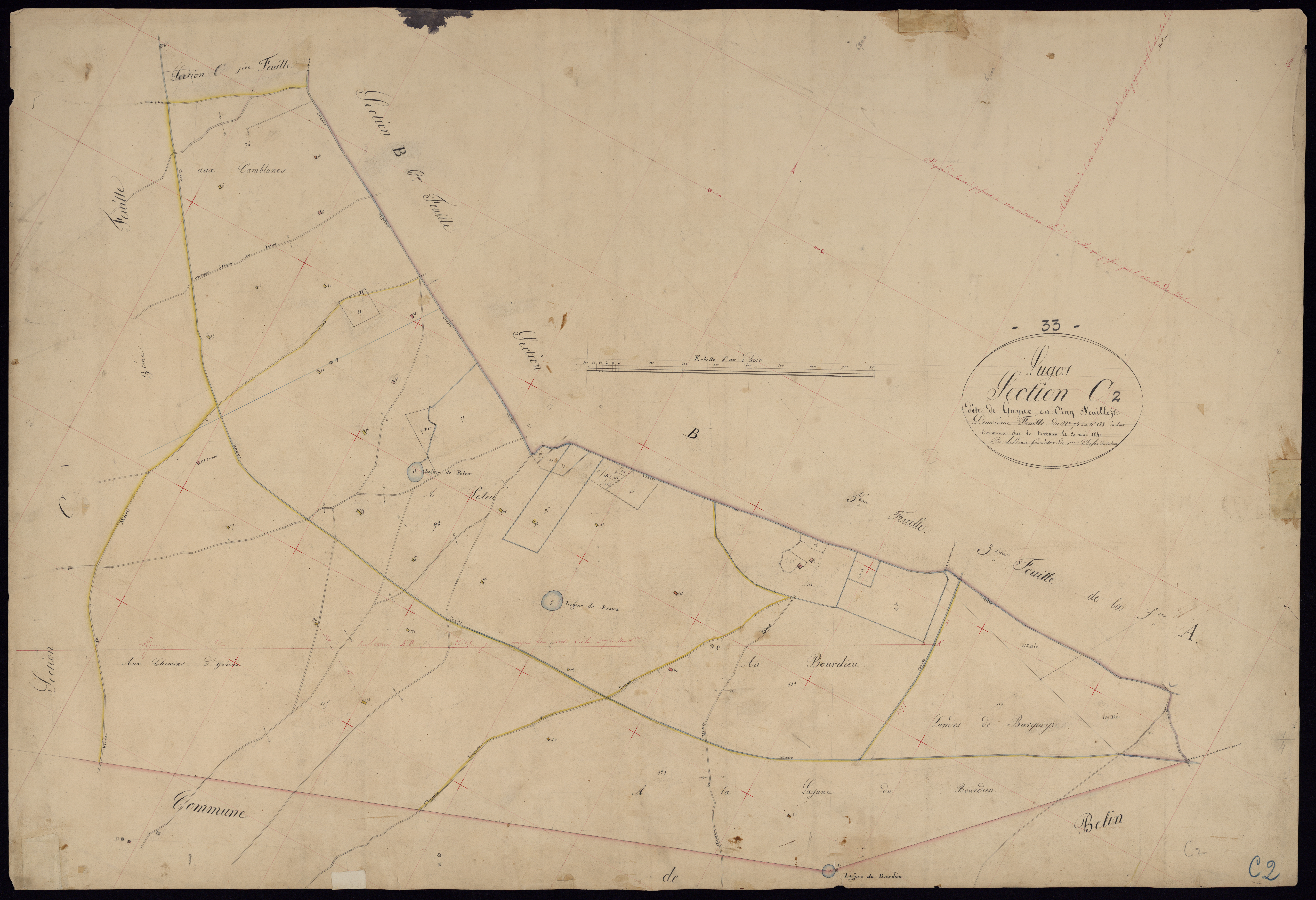 Lugos - -Section C feuille 2 : Gayac