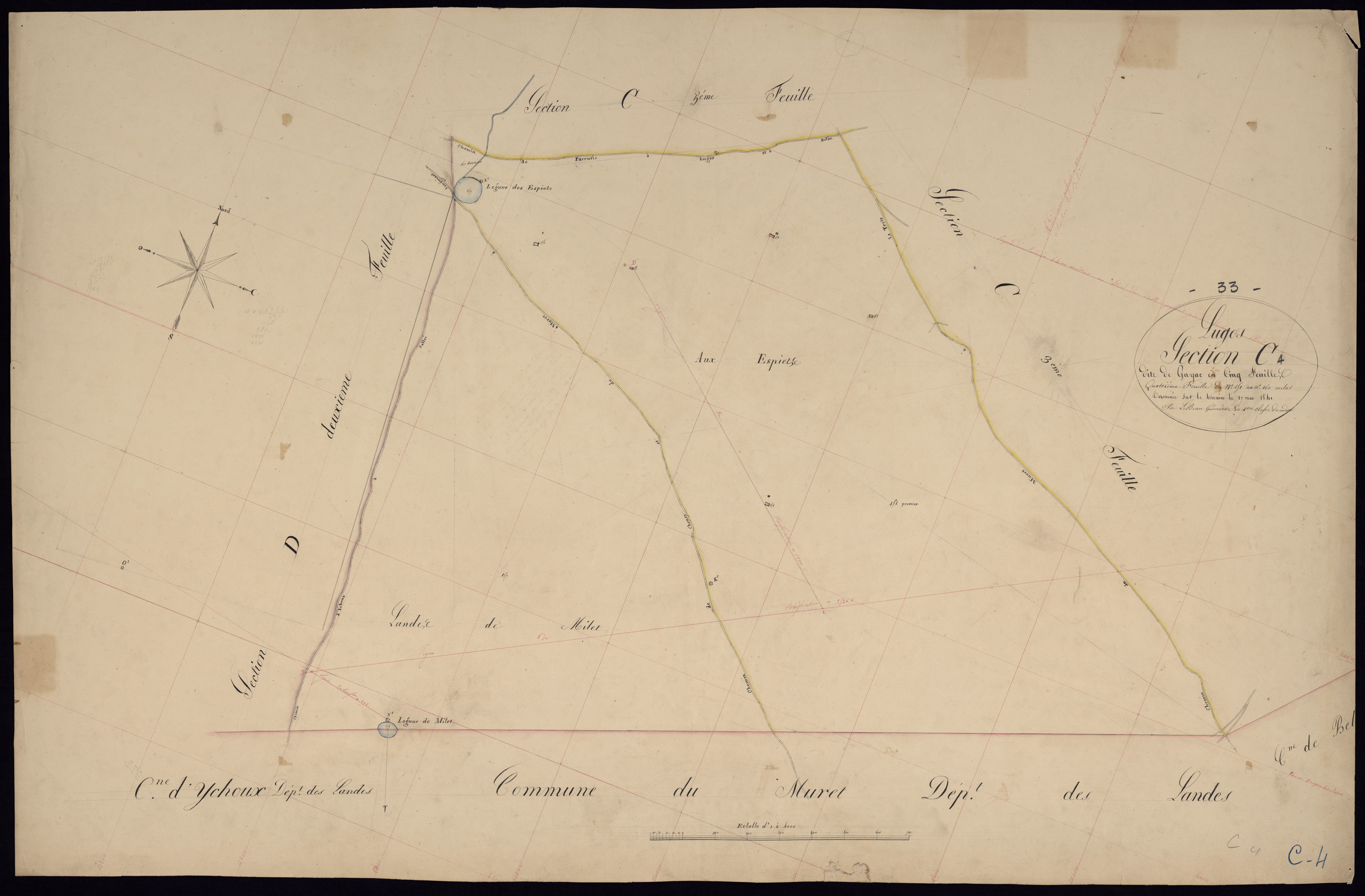 Lugos - -Section C feuille 4 : Gayac
