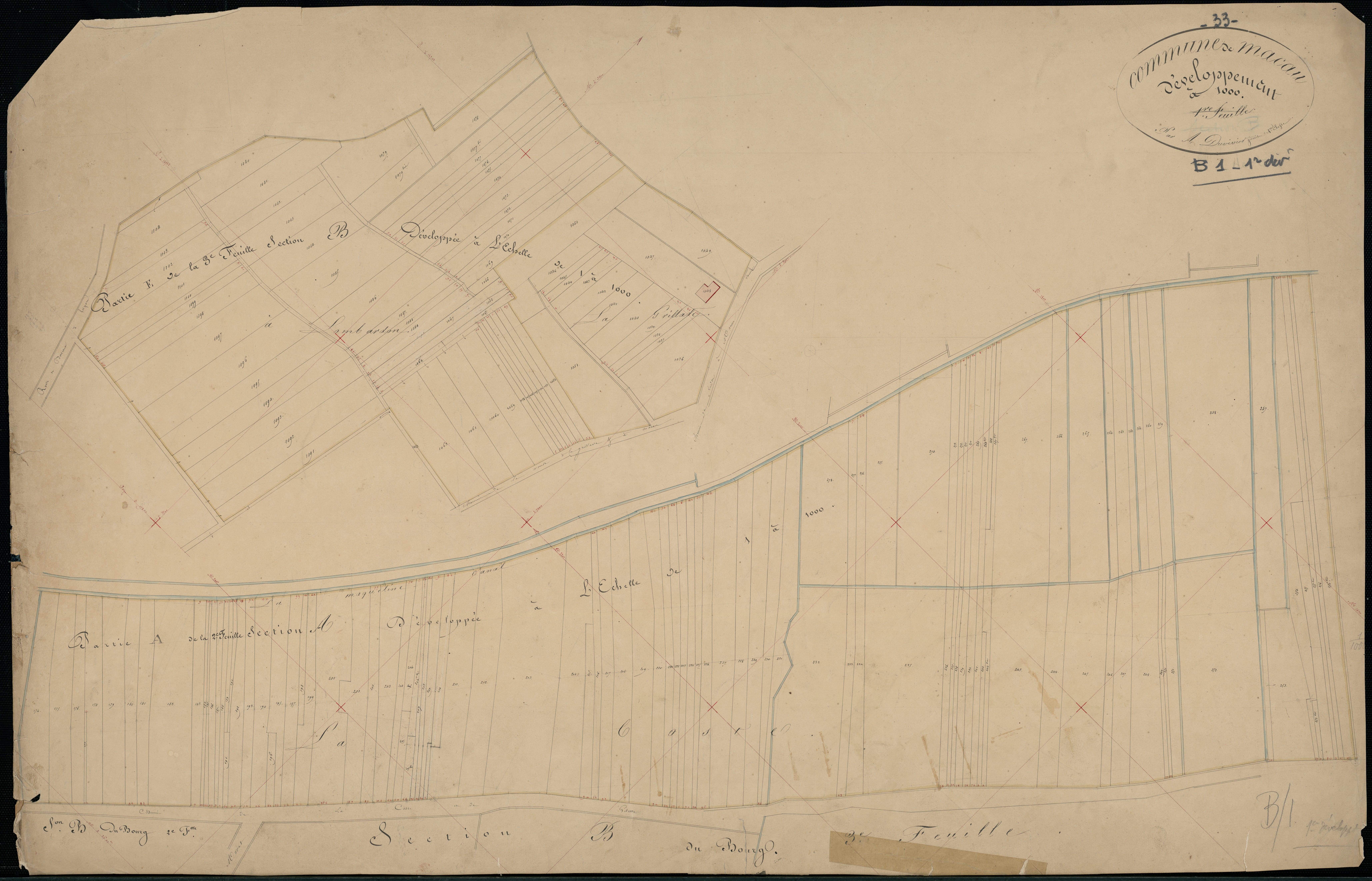 Macau - -Section B feuille 1 : Le Bourg