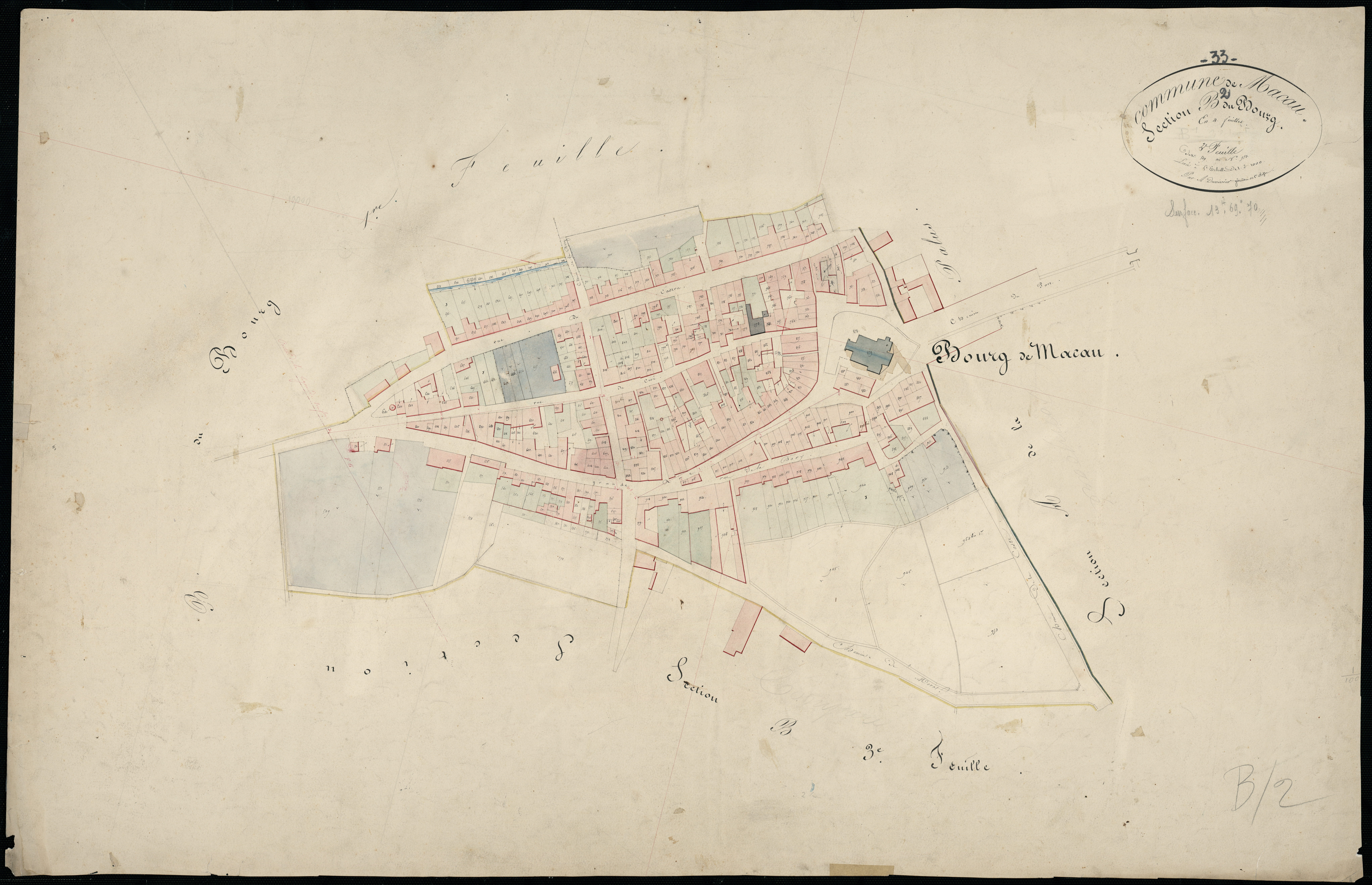 Macau - -Section B feuille 2 : Le Bourg