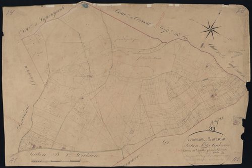 Maransin - -Section A feuille 1 : Les Carderies