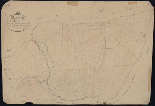 Maransin - -Section E feuille 1 : Le Bourg