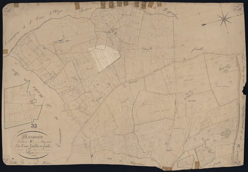 Maransin - -Section F feuille 2 : Rigouleau
