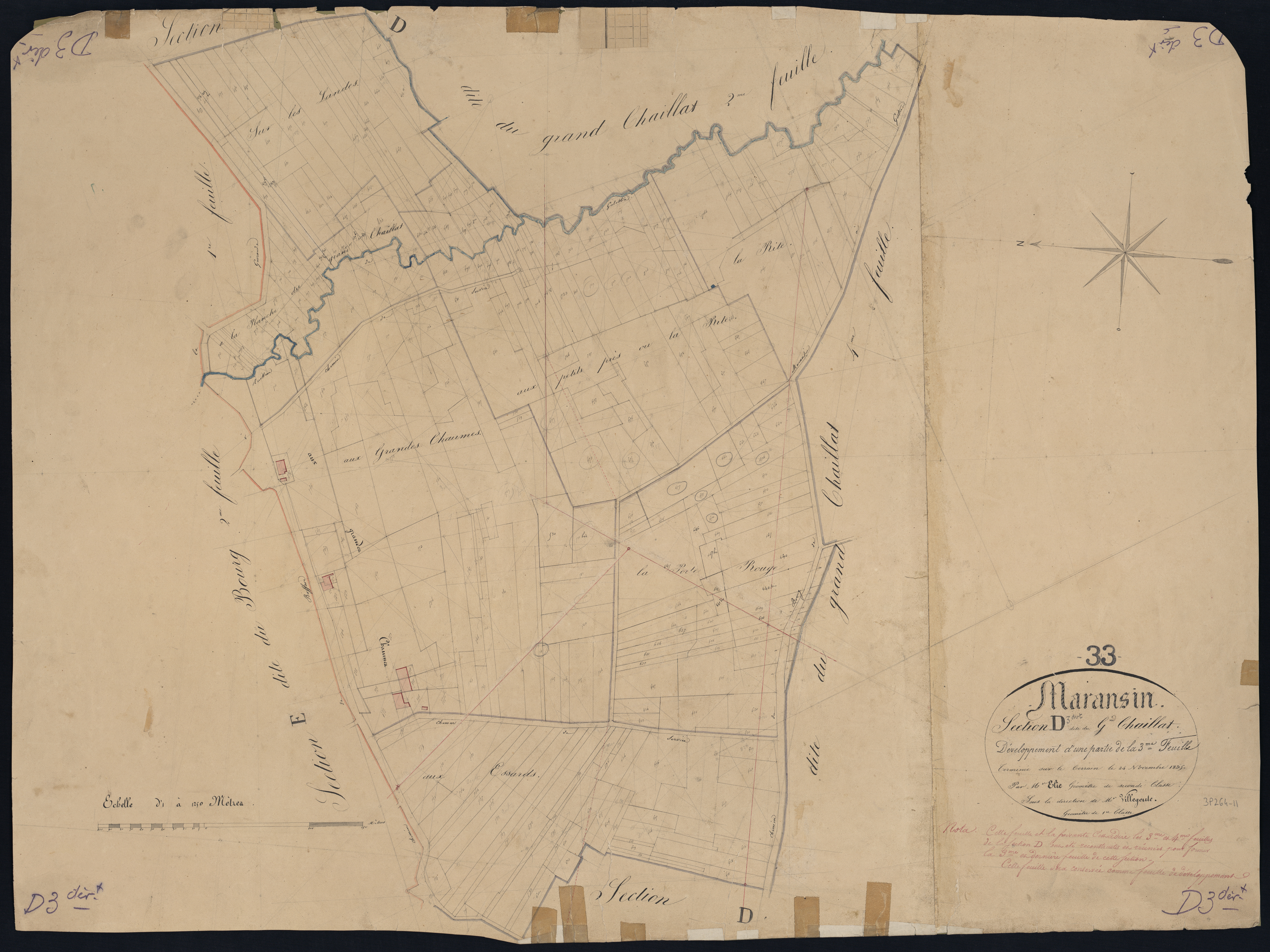 Maransin - -Section D feuille 3 : Le Grand-Chaillat