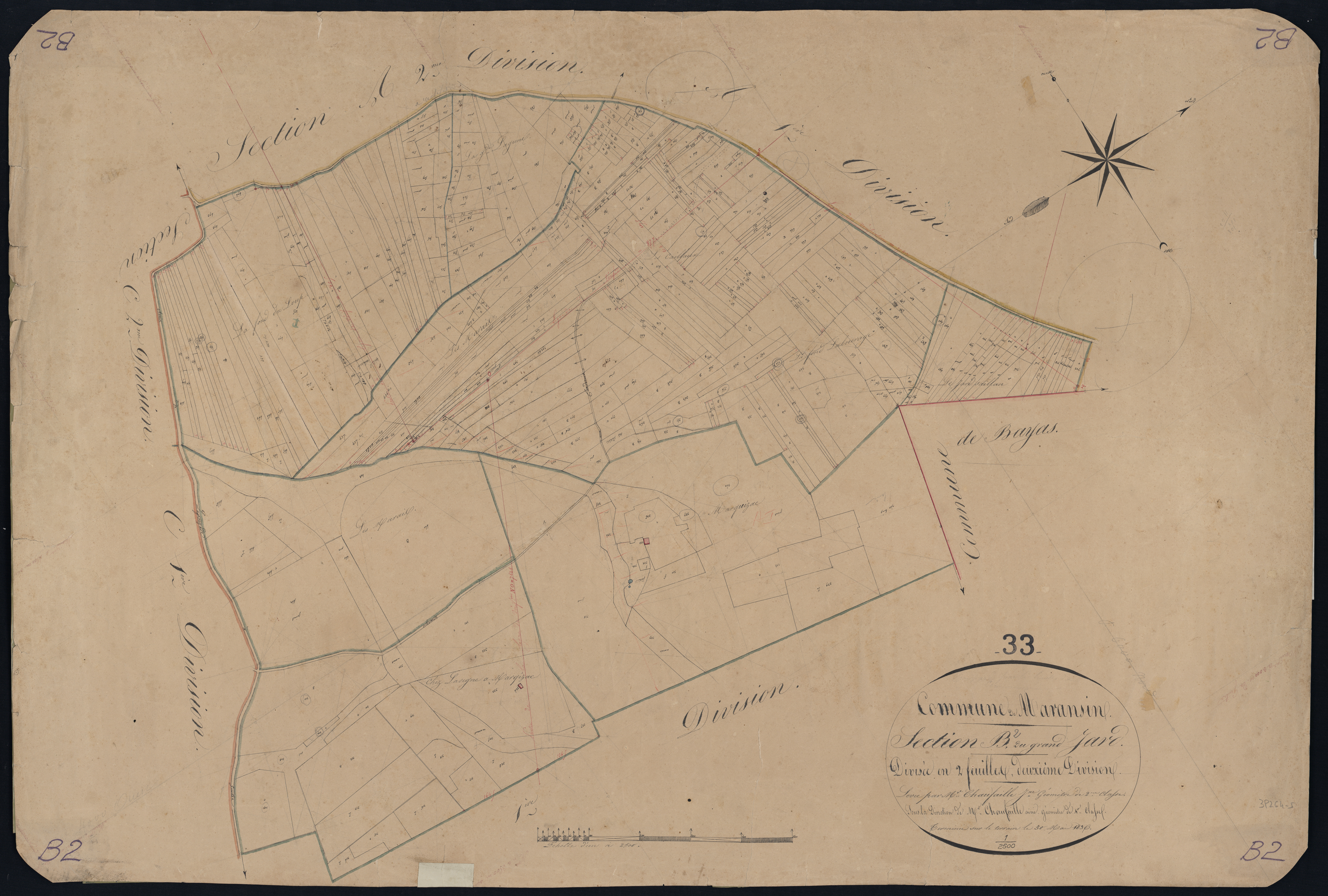 Maransin - -Section B feuille 2 : Le Grand-Jard