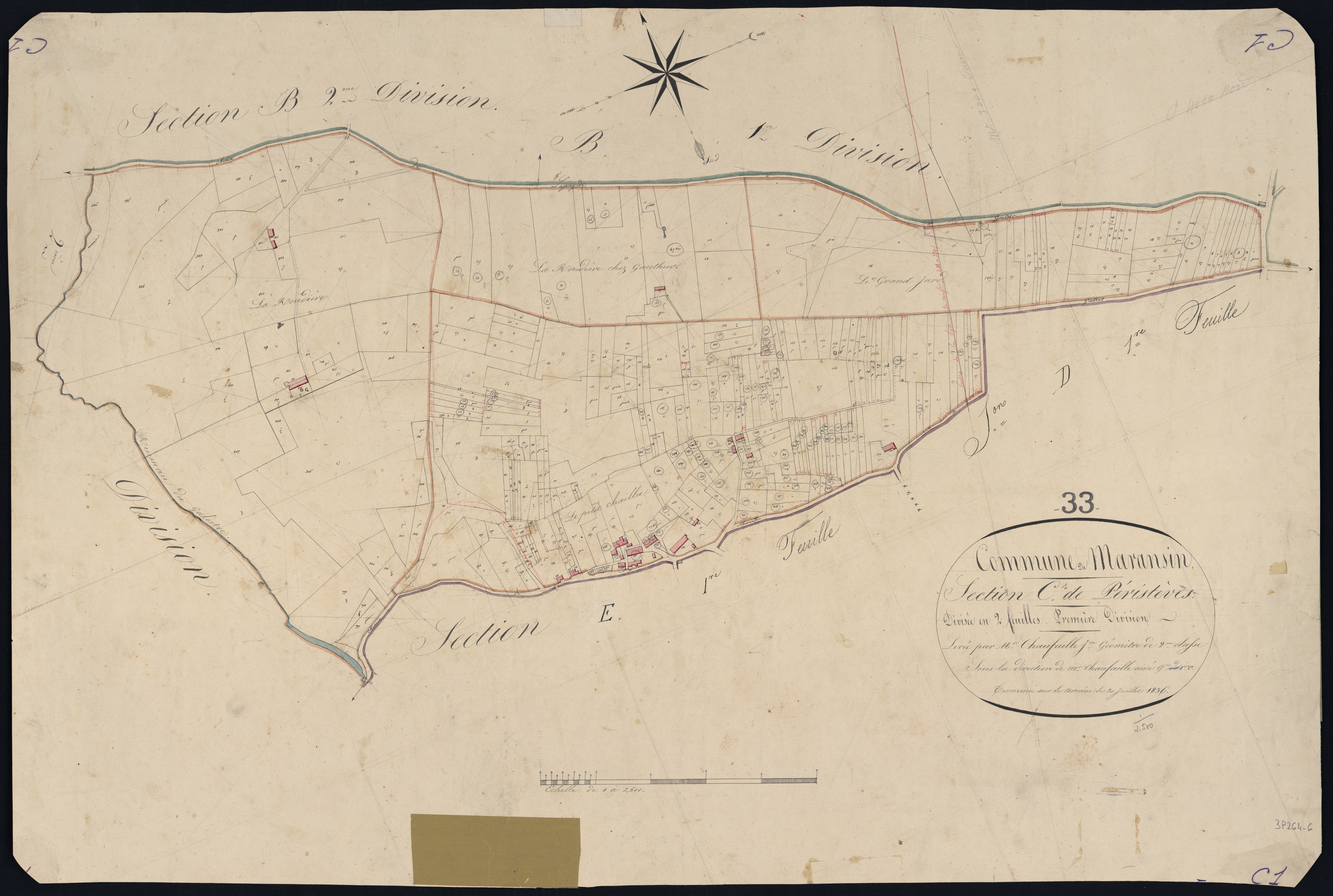 Maransin - -Section C feuille 1 : Peristève