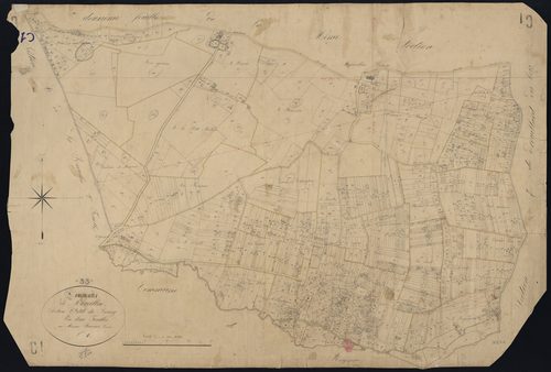 Marcillac - -Section C feuille 1 : Le Bourg