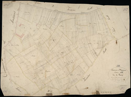 Margaux - -Section D feuille 2 : Le Bourg