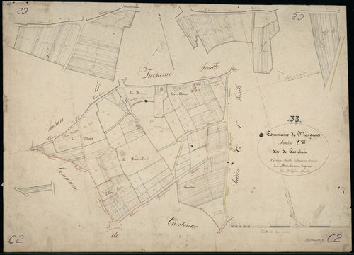 Margaux - -Section C feuille 2 : Castelneu