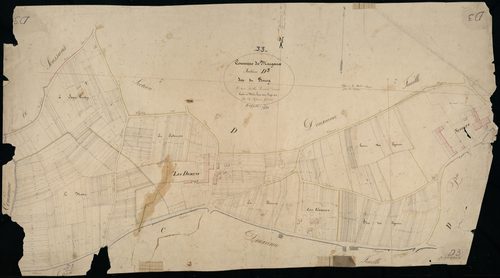 Margaux - -Section D feuille 3 : Le Bourg