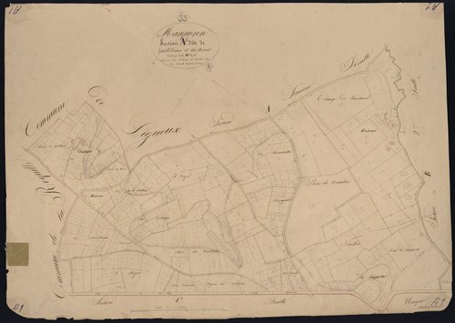 Margueron - -Section A feuille 1 : Guillebeaux et Le-Pierrail