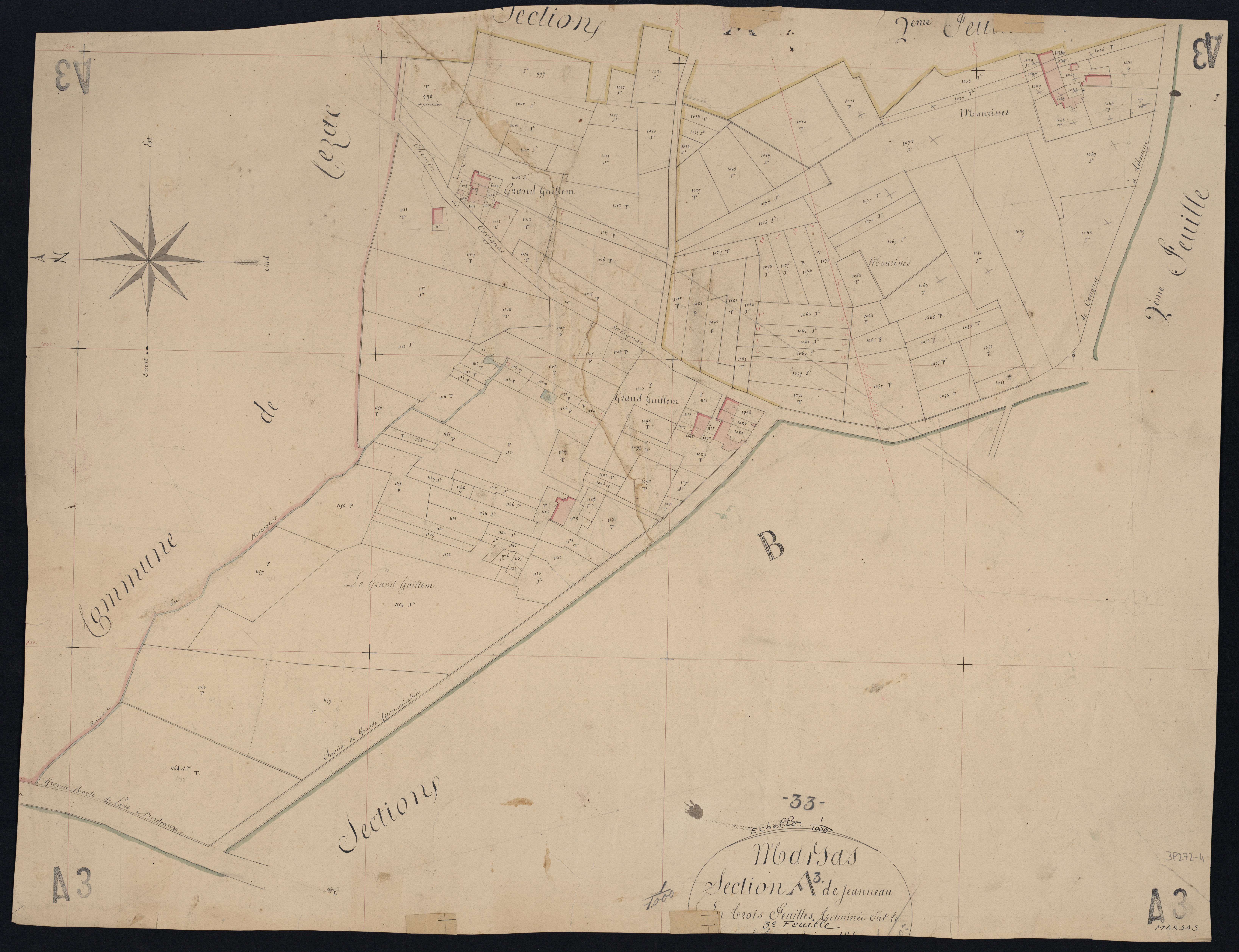 Marsas - -Section A feuille 3 : Jeanneau