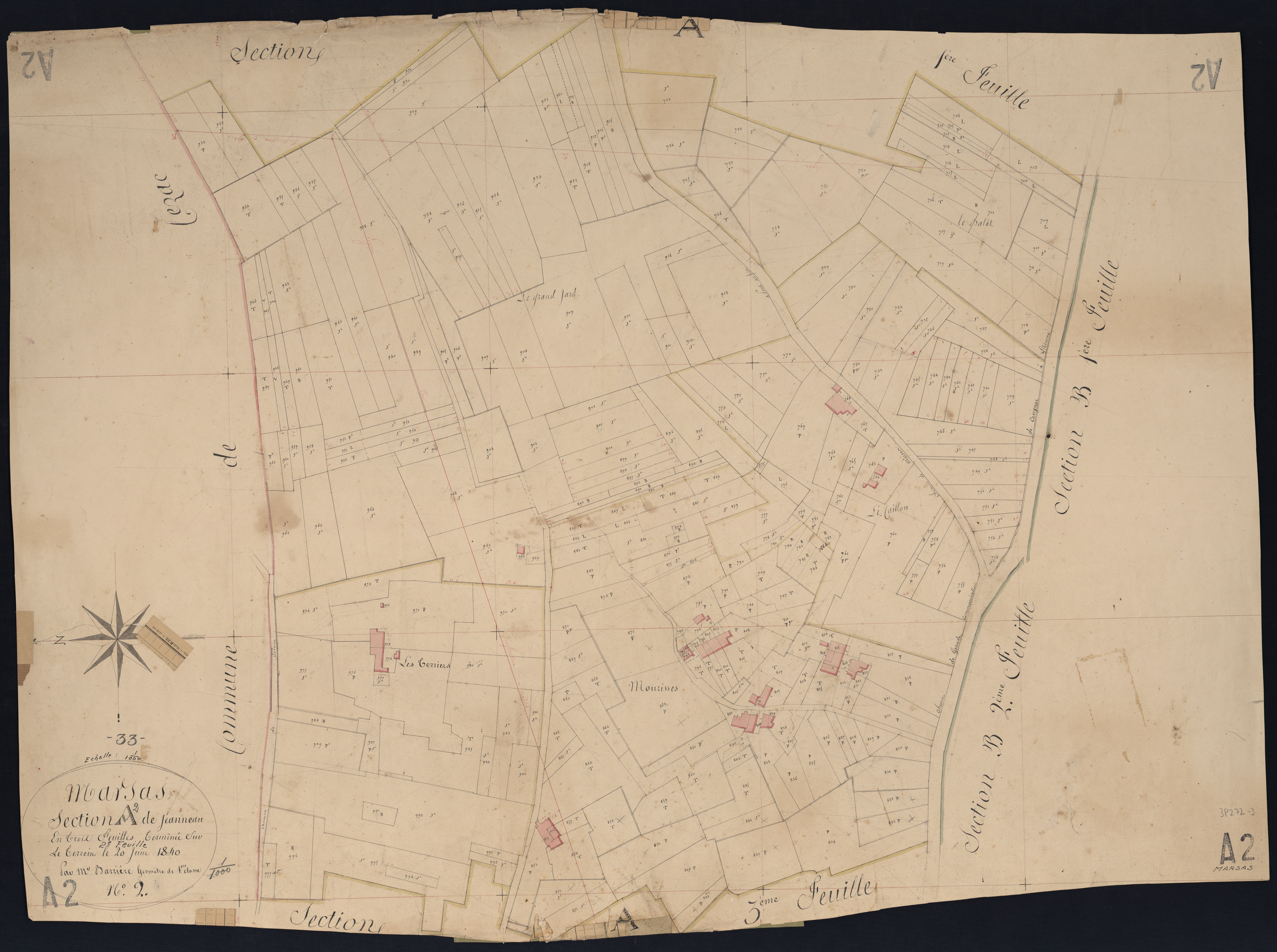 Marsas - -Section A feuille 2 : Jeanneau