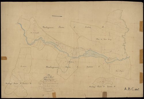 Martignas-sur-Jalle - -Section B feuille 1 : Le Bourg