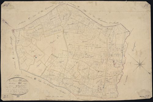 Mauriac - -Section D feuille 1 : Les Glaudets