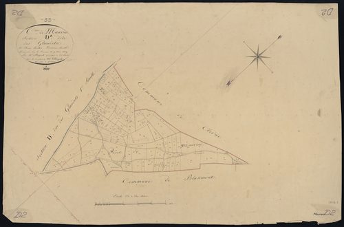 Mauriac - -Section D feuille 2 : Les Glaudets