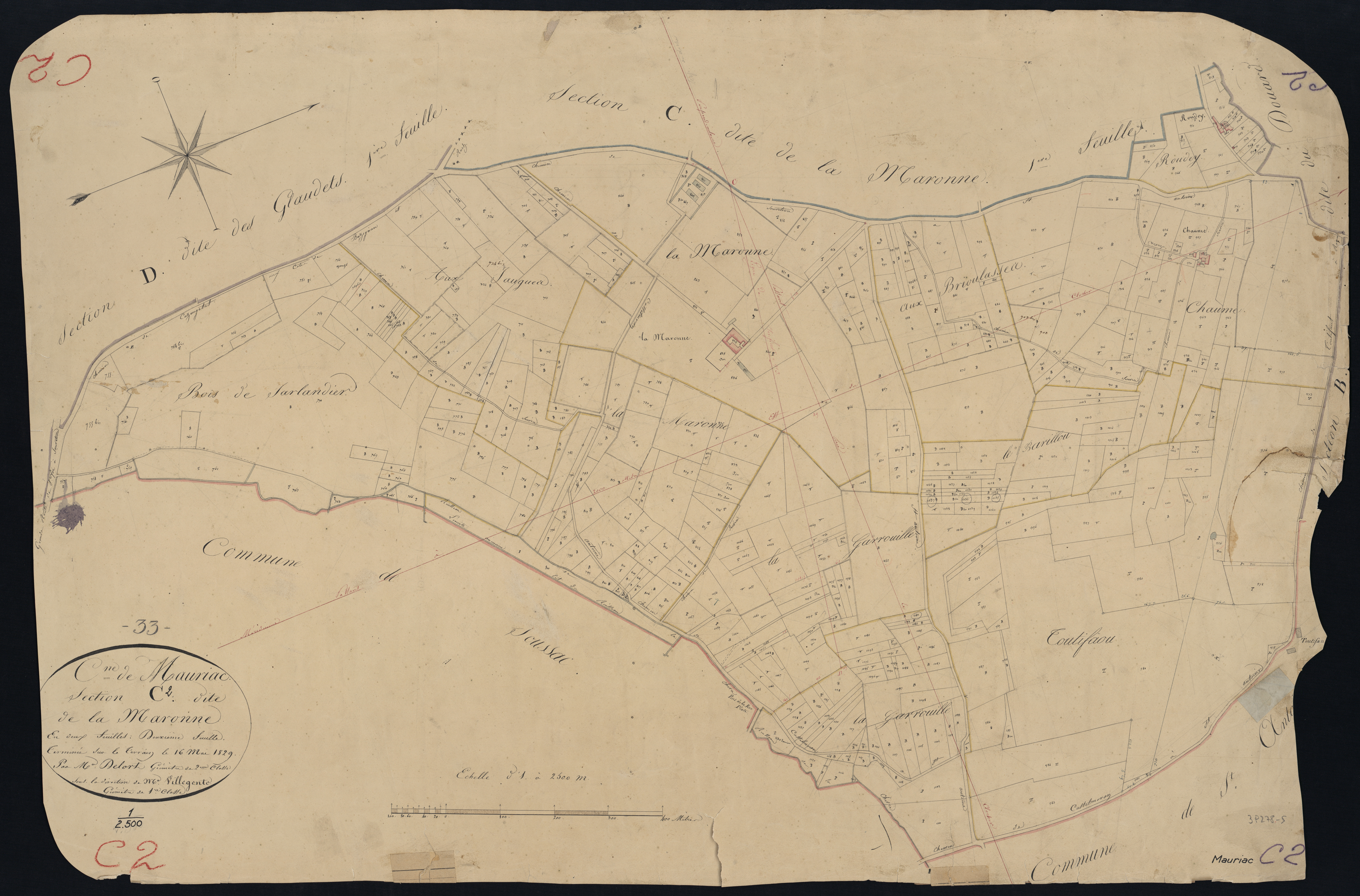 Mauriac - -Section C feuille 2 : La Maronne