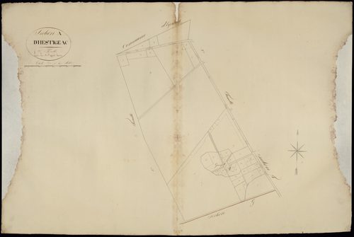 Mérignac - -Section A feuille 2 : Hestigeac