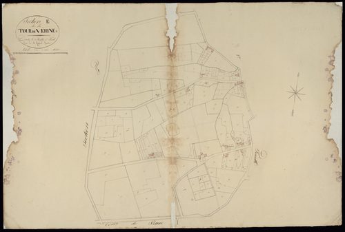 Mérignac - -Section E feuille 1 : La Tour-de-Vérines