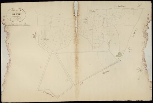 Mérignac - -Section G feuille 3 : Beutre