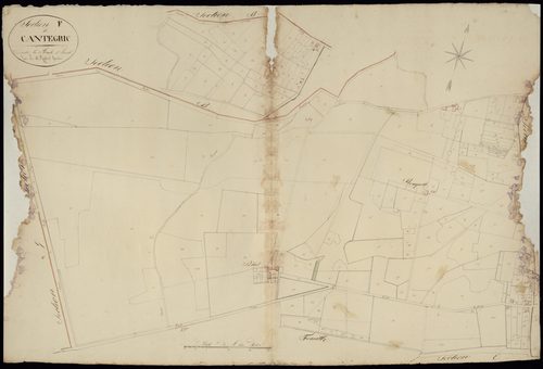 Mérignac - -Section F feuille 1 : Cantegric