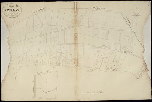 Mérignac - -Section B feuille 1 : Corneillan