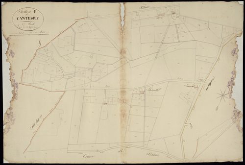 Mérignac - -Section F feuille 2 : Cantegric