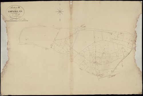 Mérignac - -Section B feuille 2 : Corneillan