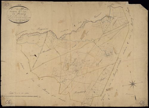 Mios - -Section C feuille 6 : Le Bourg