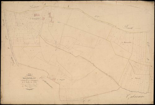 Monprimblanc - -Section A feuille 3 : Armagnac