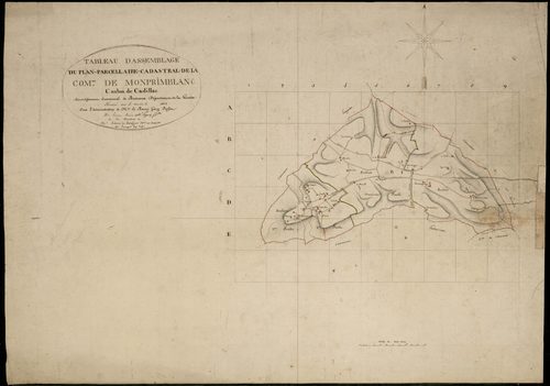 Monprimblanc - -Tableau d'assemblage