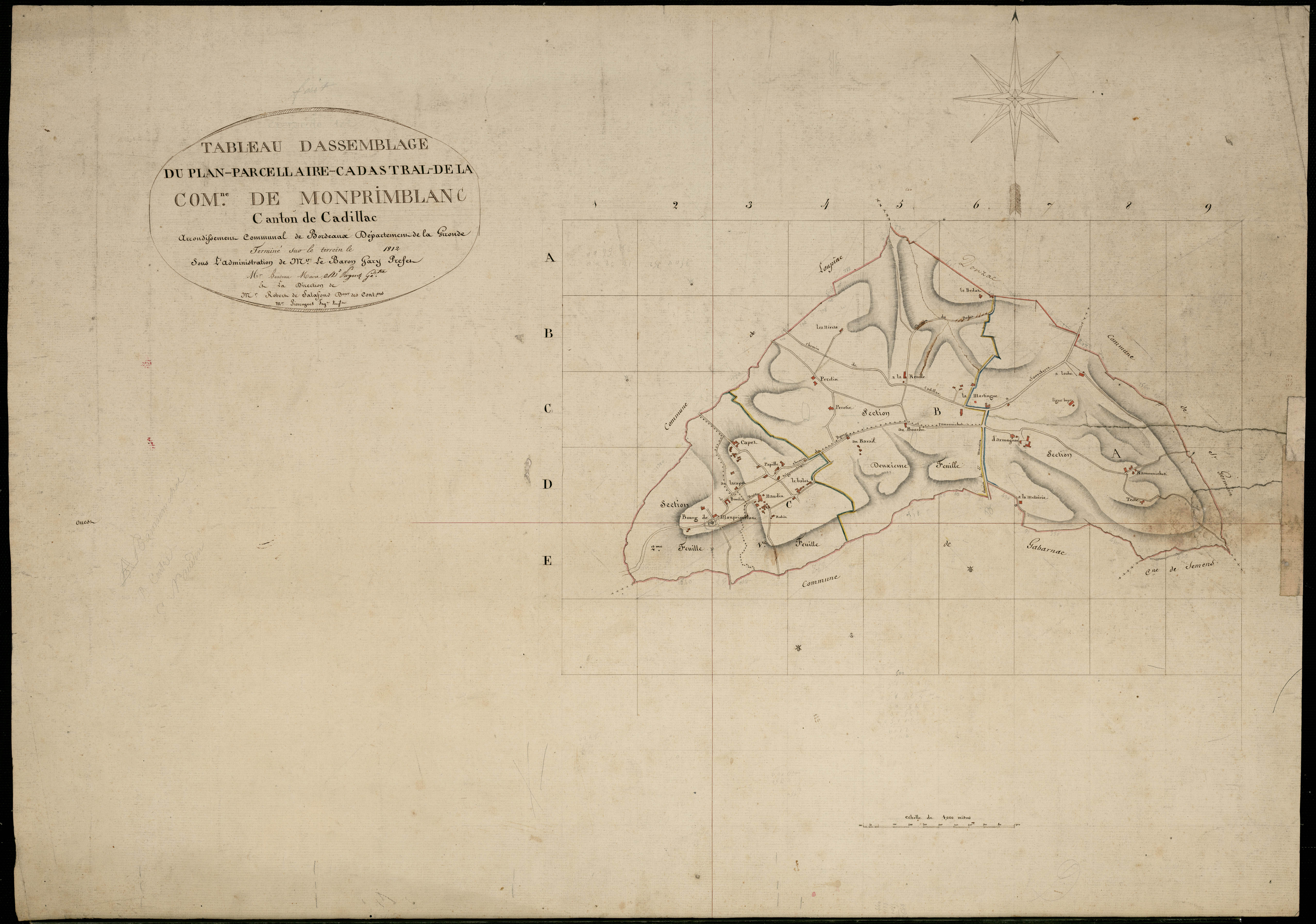 Monprimblanc - -Tableau d'assemblage